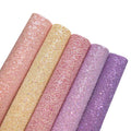 Hot Selling High Quality Shinny Chunky Sheets Fabric Faux Pu Glitter Leather for Bag Shoe