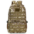 Custom 40L Men's Vintage Style Waterproof 3D Camouflage Tactical Backpack with Zipper Closure Lining Made Polyester for Outdoors