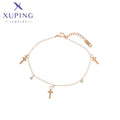 XUPING A00903213 Religious Cross Design Rose Gold Color Women Ancient Cool Stainless Steel Jewelry Royal Fashion Simple Bracelet