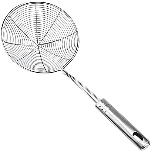 Stainless Steel Strainer Metal Kitchen Skimmers Spoons Gadgets Utensils