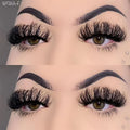 2026 Wholesale for  3D Mink Fur Vegan False Eyelashes Shandong Lashes Extra Long 25mm Dramatic Black Full Strip Eyelashes