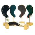 New Fashion Metal Earring Display Stand Ear Shaped Earrings Studs Organizer Jewelry Rack for Jewelry Display