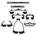 8pcs Multi Functional Integrated Gym Equipment Attachment Fitness Accessories Pull Back Handle Mag Grip