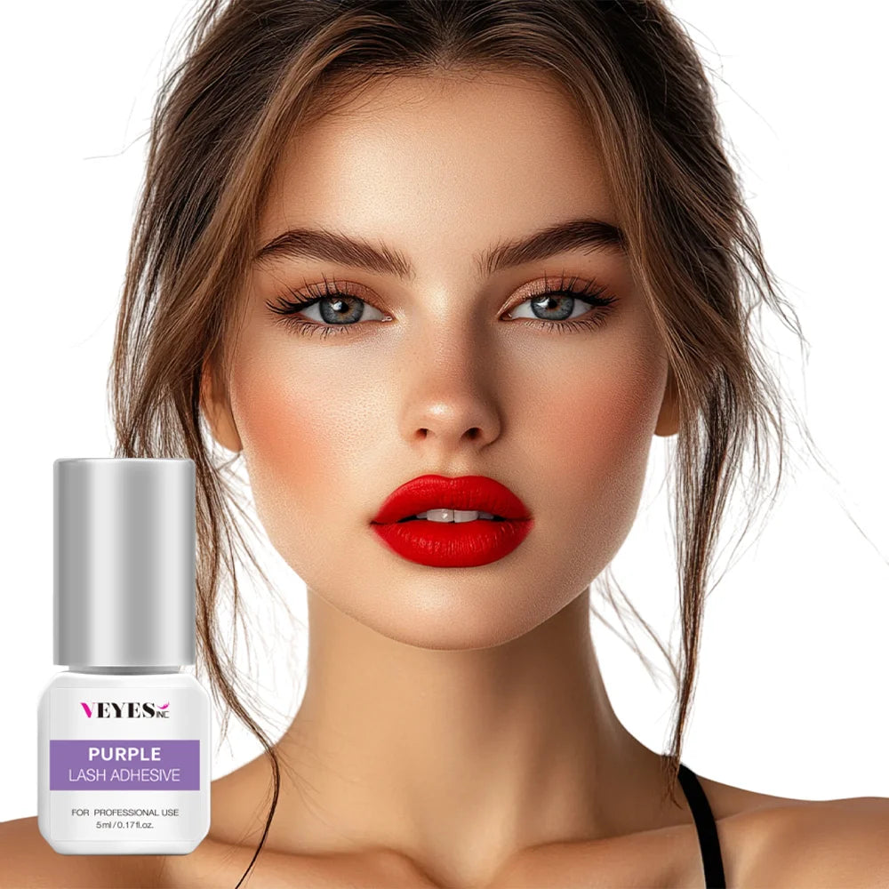 VEYES Cyanoacrylate-Based Eyelash Extension Glue-Waterproof Oil Resistant Strong Hold Fast Drying High Humidity Resistance
