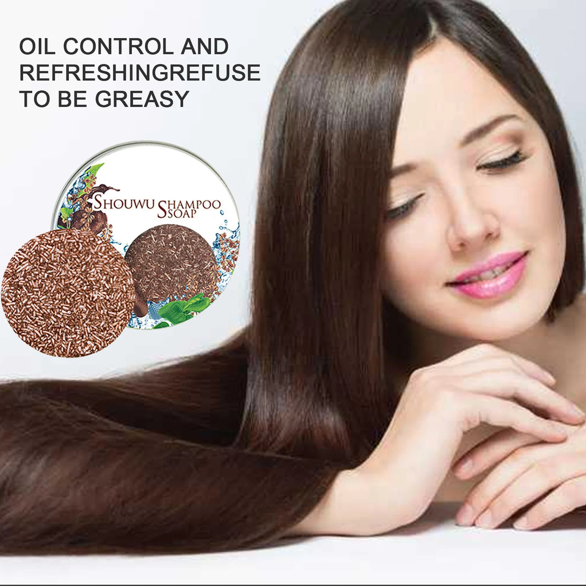 Jaysuing New Arrival Polygonum Multiflorum Hair Shampoo Soap Shouwu Shampoo Soap