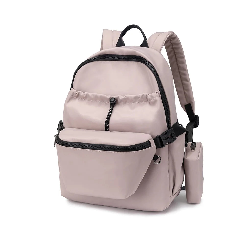 Fashion Customized Logo Mochila Waterproof School Bag Buggy Bag Travel Notebook Backpack with Small Pockets
