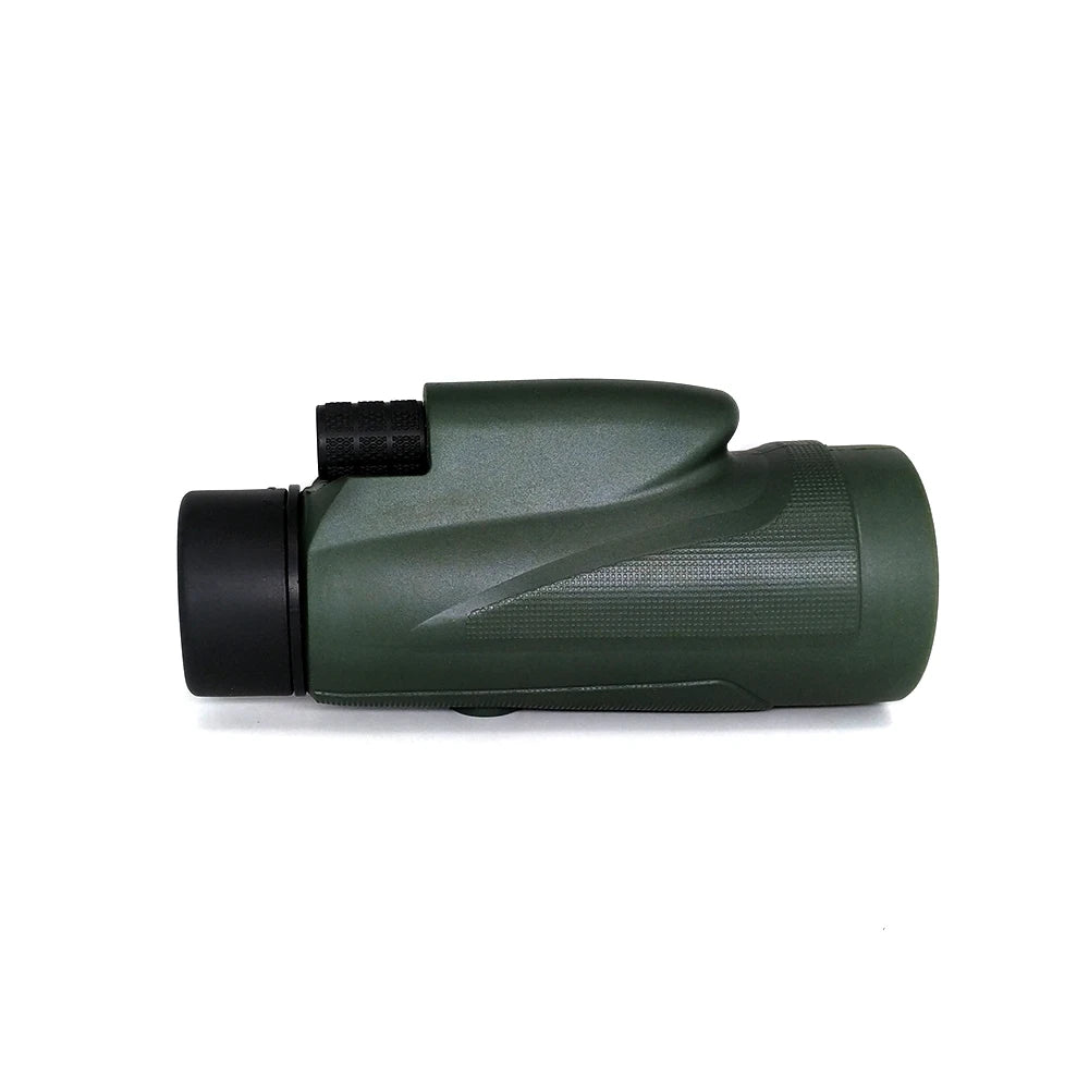 Clear Low Light Vision Monocular 12x50 Quick Alignment Telescope Green for Bird Watching