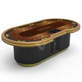 YH Deluxe Design Gambling Table Texas Hold'em Poker Table With Cup Holders