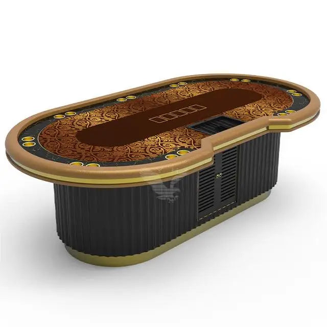 YH Deluxe Design Gambling Table Texas Hold'em Poker Table With Cup Holders