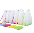 WELAND Loose Leaf Tea Filter Bags Strainer Reusable Silicone Tea Bags Infuser with Long Rope