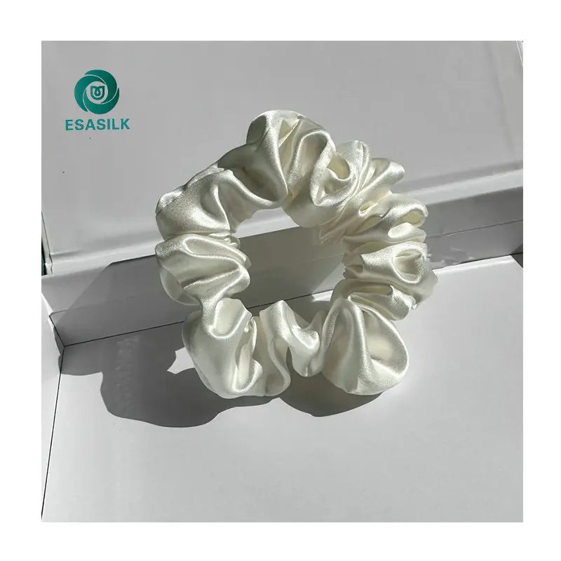 2024 New Design High Quality 100% Mulberry Silk Hair Scrunchies Hair Care Hair Ties