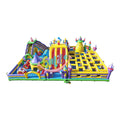 Giant Air Bounce Inflatable Obstacle Course Bouncy Castle Inflatable Amusement Park Bouncy Castle