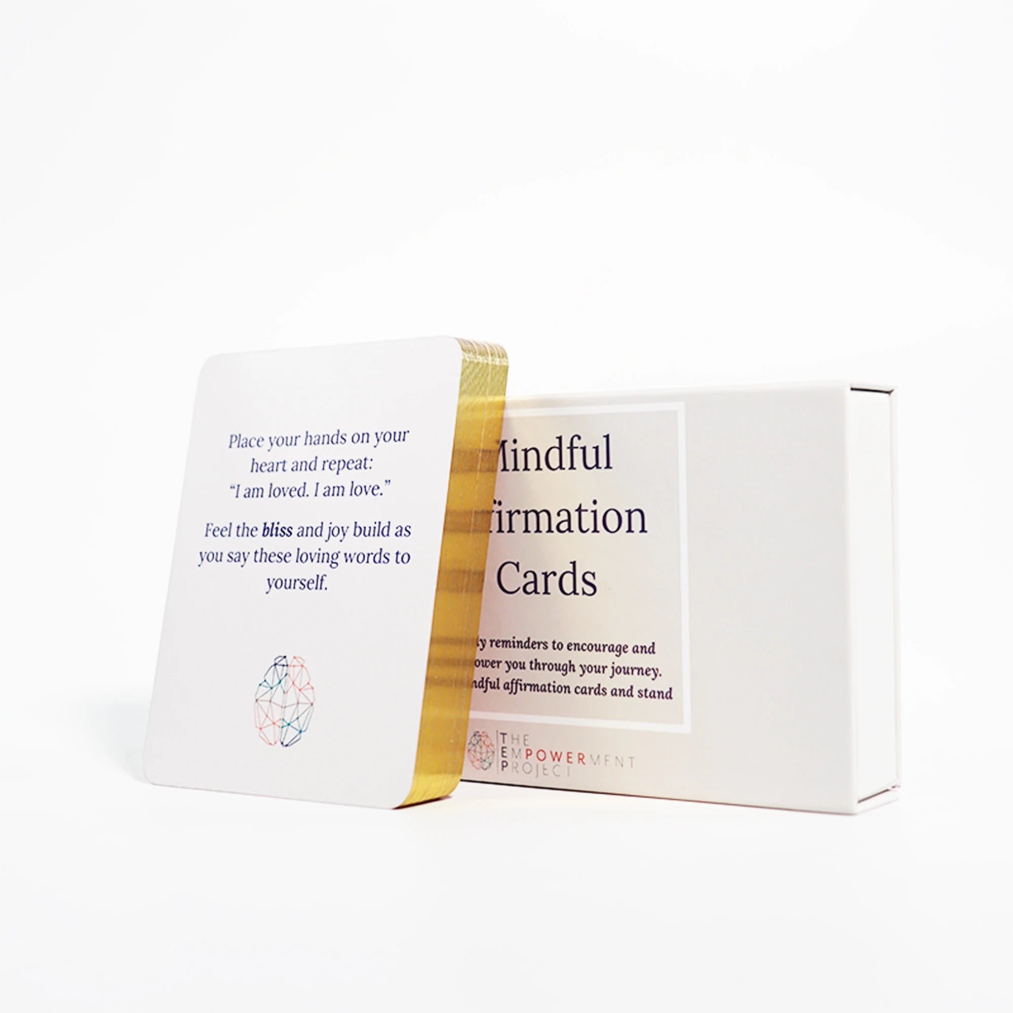 Inspirational Self-Care Affirmation Card Deck Custom Design Paper Card Sets Promotional Use Includes Custom Packaging