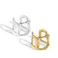 No Pierced  Clip on Open Wrap Cuff Earring 18K Gold Plated Simple Minimalist Delicate Hypoallergenic Jewelry Gift