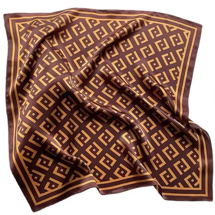 Factory Direct RTS Silk Scarf Scarves Hijab 100% Mulberry Real Silk Scarf Print Women Adult Square Autumn Printed Shawl TWILL