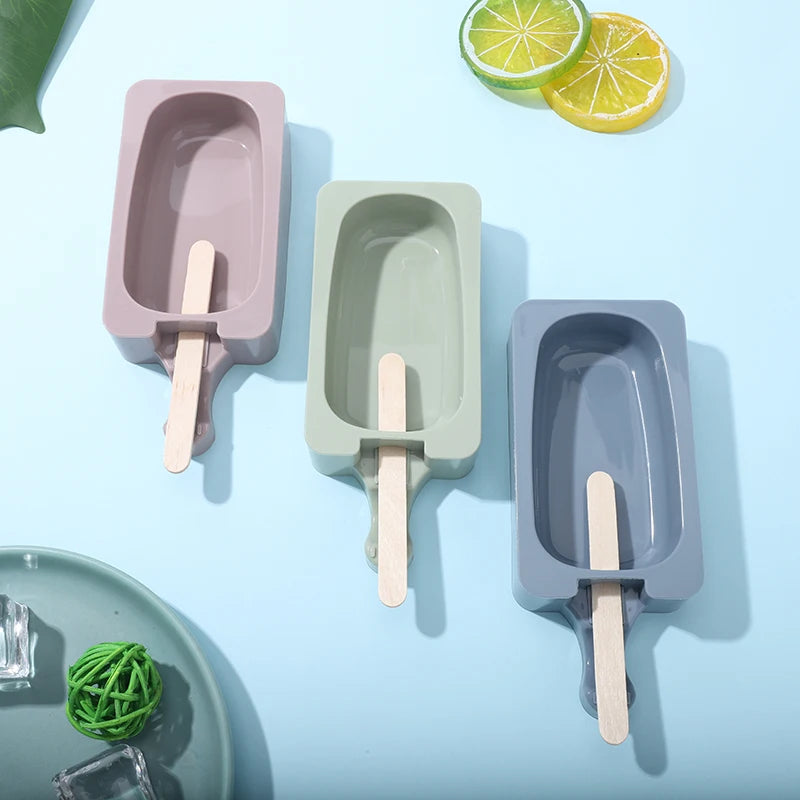 Silicone Ice Cream Mold Popsicle Mold DIY Homemade Ice Cream Popsicle Ice Box Mold