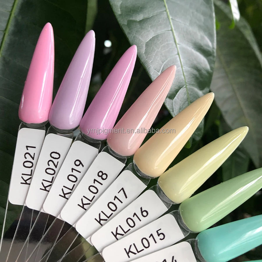 Wholesale 3 in 1 Self-Cure Nail Dipping Powder Set Custom Macaron Colors Fast Dry EMA Cover Nude Acrylic Powder