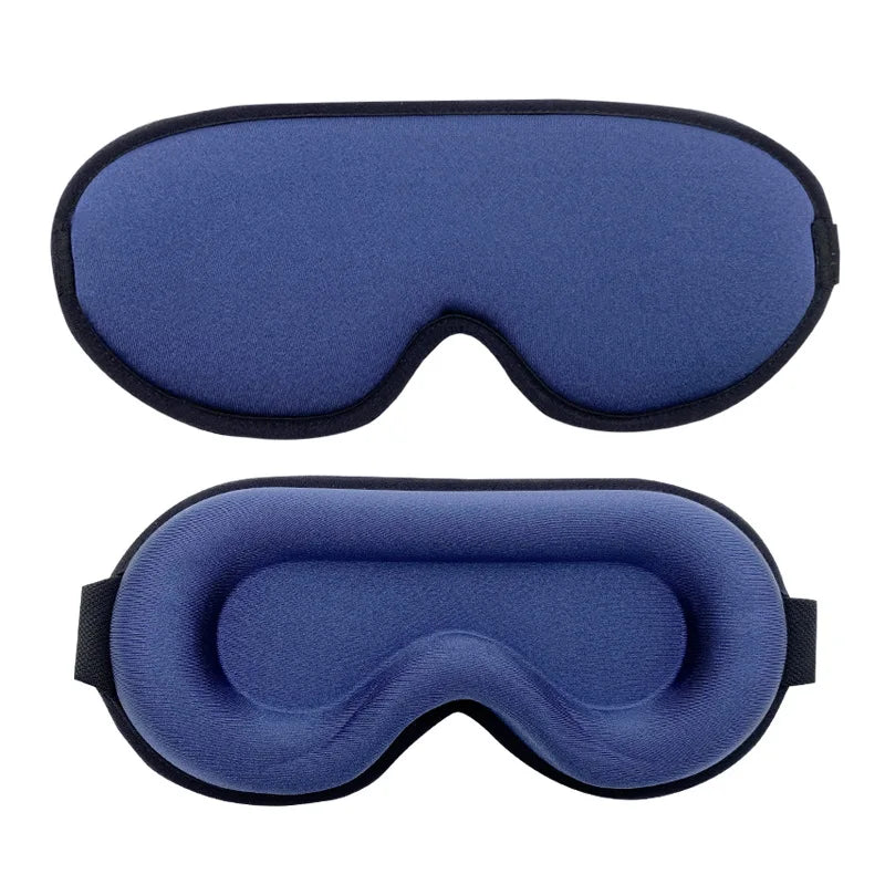 Custom Logo 3D Contoured Cup Sleeping Eye Mask Adjustable Strap for Side Sleeping Lash Extensions Eye Shade Cover for Men Women