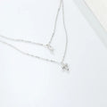 Hot Selling New 925 Sterling Silver Mini Cross Women's Necklace Gold-plated Zircon Sparkling Link Chain Romantic Style Jewelry