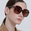DOISYER 2021 Oversized Retro Sunglasses New Square UV400 Protection Sunscreen Eyeglasses in Yellow Blue Gray Frames