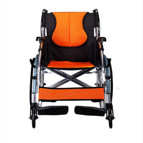 China Best Seller Cheap Foldable Aluminum Alloy Lightweight Manual Wheelchair CE Certified 1 Year Warranty for Disabled Adult