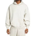 High Quality Puff Printing 3D Embroidery Oversized Cropped Autumn Eco-Friendly Lined Hoodie Men Sweatshirt Custom Logo Fleece