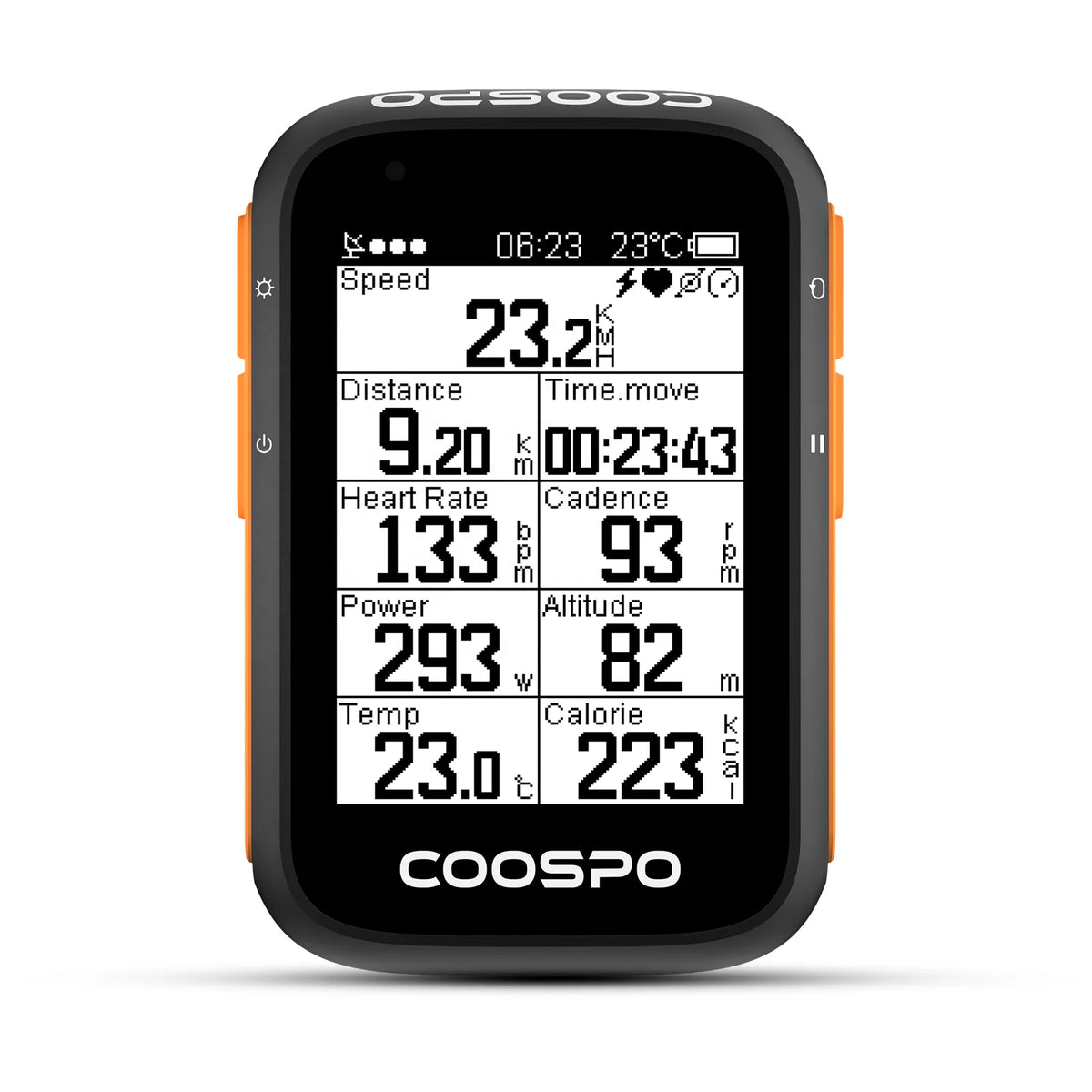 CooSpo BC200 Cycling Bike Computer Wireless GPS Bicycle Speedometer Sync Apps MegaBDM