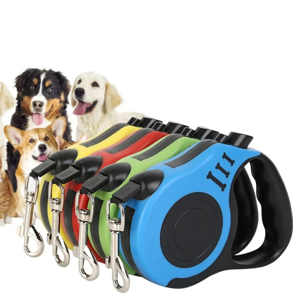 Manufacturer Wholesale Custom Logo Pet Product Dog Automatic Retractable Leash With 3m 5m Traction Length