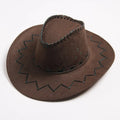 Prairie Top Hat With Big Brim   Children Wear Hats Western Cowboy  Beach Sun Hat