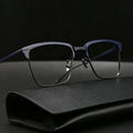Handmade Japanese Men's Pure Titanium Eyeglasses Frame Solid Optimal High Optical Glasses Minus Spectacles Eyewear Frames