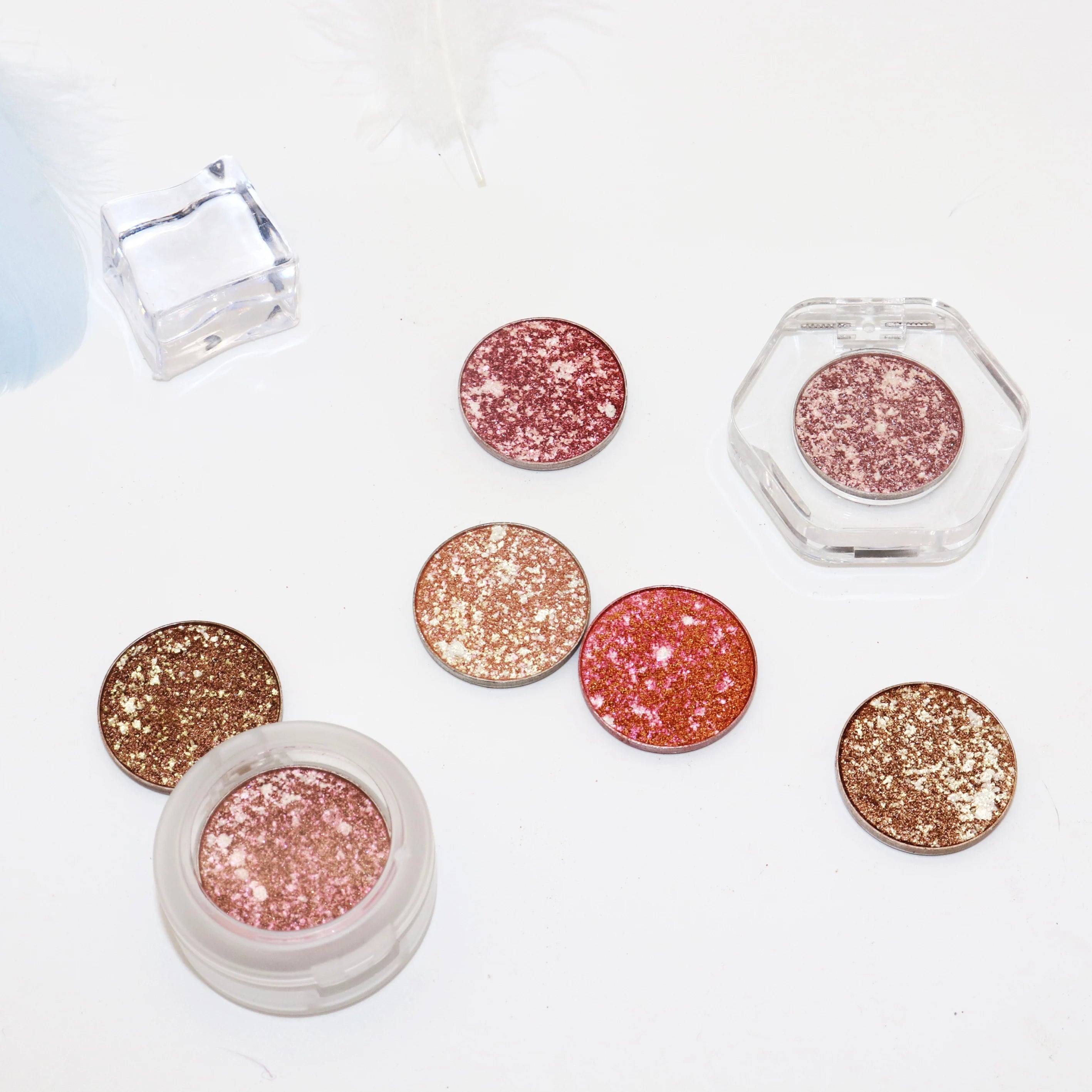 Iridescent Single Duochrome Eyeshadow Custom Design Logo