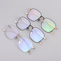 Stock Off-the-shelf Handmade square Reading Glasses Men Computer Style Optical Frame Can Be Customized Logo Spectacles