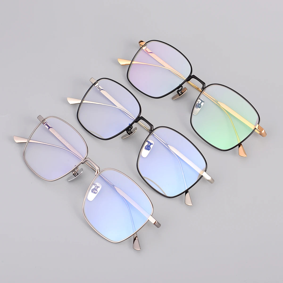 Stock Off-the-shelf Handmade square Reading Glasses Men Computer Style Optical Frame Can Be Customized Logo Spectacles