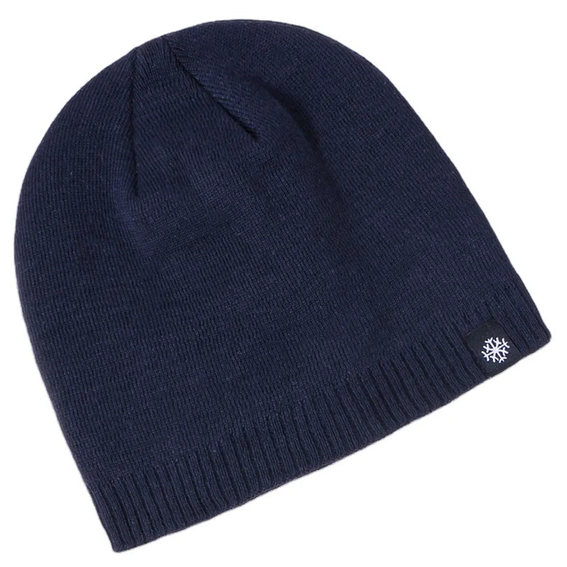 Running  Beanie Football Beanie Wholesale Men Knitted Winter Knit Beanies logo