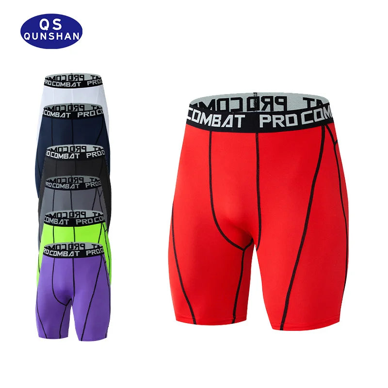 New Style High Quality Quick Dry Men's Gym Training Compression Shorts Fitness Breathable Sports Shorts for Men Custom Logo