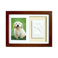 Pet  Memorial Frame  Eco-Friendly Paw Print Impression Kit No-Mess Clay Mold for Personalized Pet Memorial Gift Dog Cat Frame