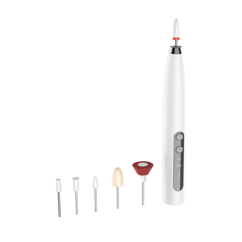 Portable USB Electrical Nail File Polishing Tool Mini Nail Drill Manicure Pedicure Efile Nail Supplies for Home and Salon Use