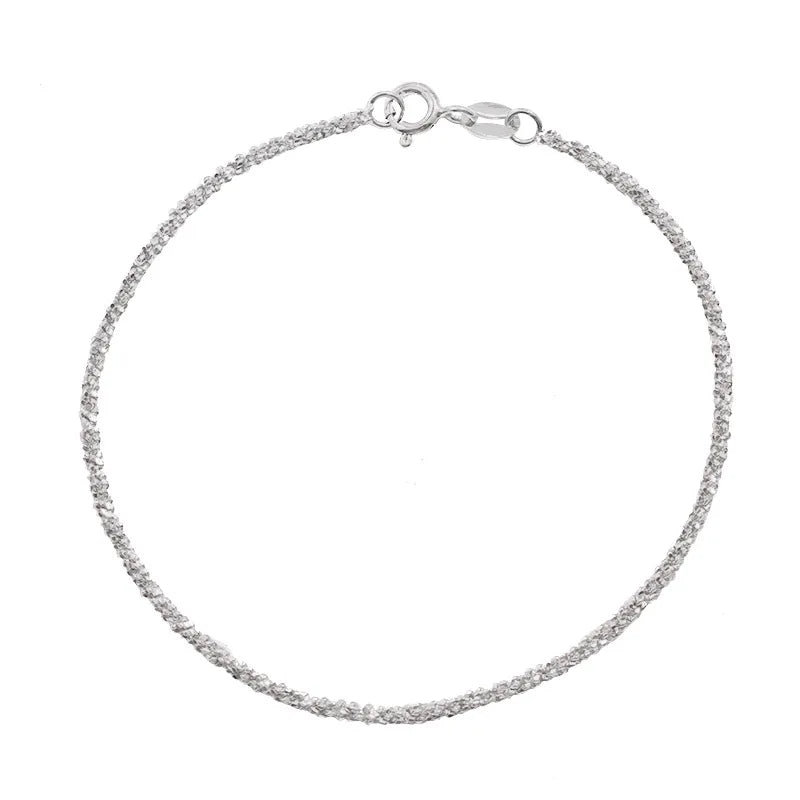 Factory Wholesale 925 Sterling Silver Niche Bracelet Simple Student Forest Religious Design Fashion Chain Link for Women