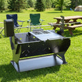 High Quality Goldfire Carbon Steel Outdoor Fireplace Firepit Camping BBQ Grill