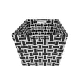 2026 Hot Sale Grey Woven Hamper Toy Storage Box Rectangle Nylon Container for Bedroom