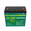 High Energy Density Cheap 12V 24Ah LiFePO4 Lithium Battery for Solar Energy Storage Systems