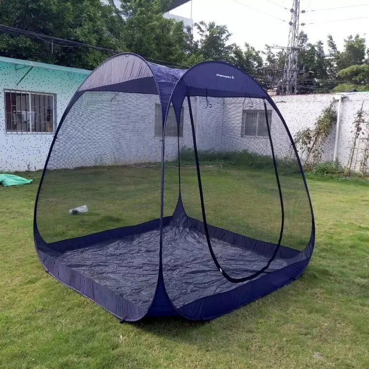 2.35*2.35*2.15M Portable Large Instant Pop up Camping Mosquito Net Netting Insect Tent Camping Canopy Indoor Outdoor