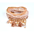 Beads Bracelets 2021 Women Crystal Beads Bracelet Beaded Stacking Bracelet