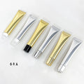 Customize Design ABL Luxury Gold Squeezable Functional Laminate Packaging Container Cosmetics Aluminum-Plastics Tubes with Pump