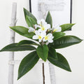 Simulation Plastic Tree Leaf Artificial Green Leaves for Home Decoration