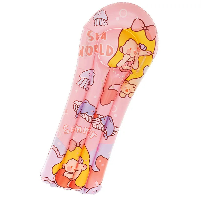 Hot Selling Summer Mermaid Inflatable Surfboard Pool Floating Mattress Inflatable unicorn Surfboard for Kids