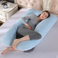 Comfortable Breathable Polyester Pregnancy Pillow Full Body Sleep Support for Maternity