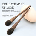 Hot Sale Vegan Single Wooden Handle Makeup Brush