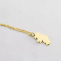 Ireland Map Necklace Pearl Necklace 925 Sterling Silver Custom Jewelry Joyas De Acero Inoxidable Para Mujer Necklaces