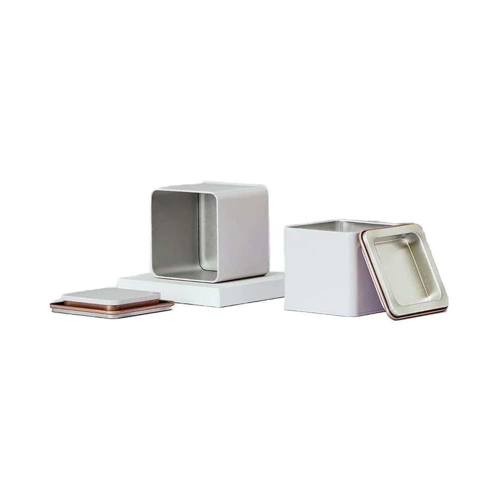 Wholesale Tea Tins for Loose Tea Gift Tin Boxes 0.23mm Thickness Support Customize Stickers and Silk Screen Printing